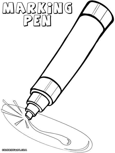 Magic marker coloring pages